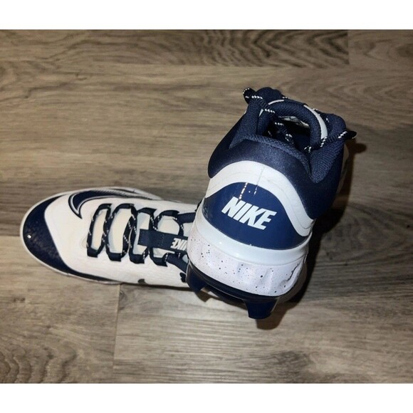 Nike Alpha Huarache Elite 4 Low MCS White/Midnight Navy FD6255-107 Mens Size 11 - Picture 5 of 6